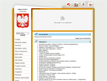 Tablet Screenshot of gimn1przeworsk.pl